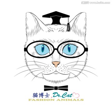 卡通猫博士设计