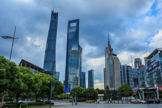 上海浦东街景