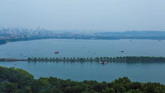 西湖湖景