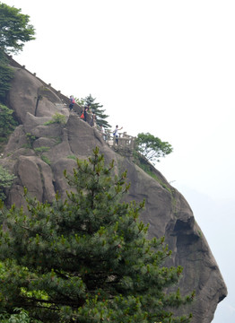 黄山天梯览胜