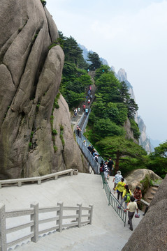 黄山天梯 黄山之路