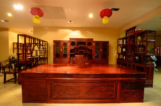 红木书房家具