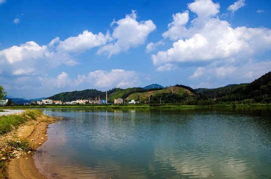 湖滨美景