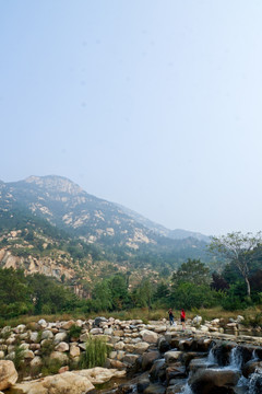 泰山桃花峪风光