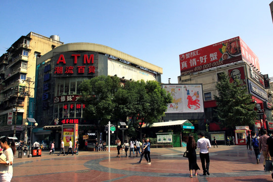 武汉江汉路步行街老建筑