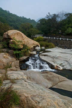 泰山桃花峪河道风光