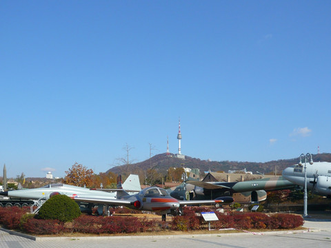 朝鲜战争武器露天展览场