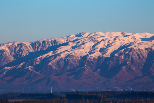 雪山 天山 山脉