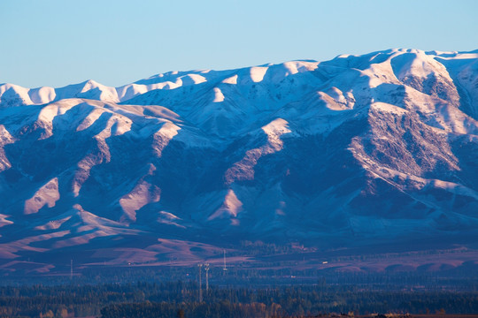 雪山 山脉 天山