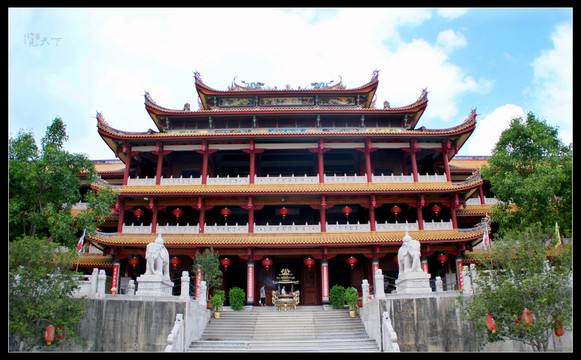 天竺岩寺 寺庙 屋顶