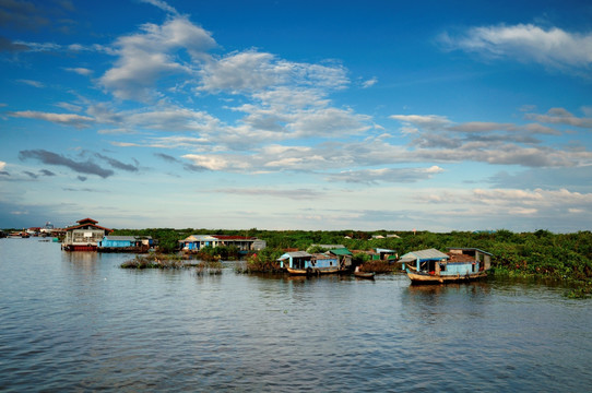 洞里萨湖 风景