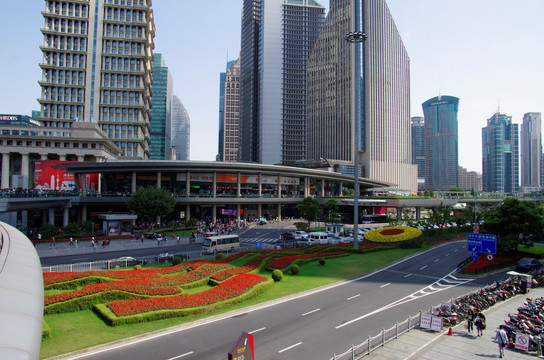 陆家嘴街景