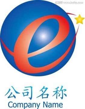 网站字母E logo
