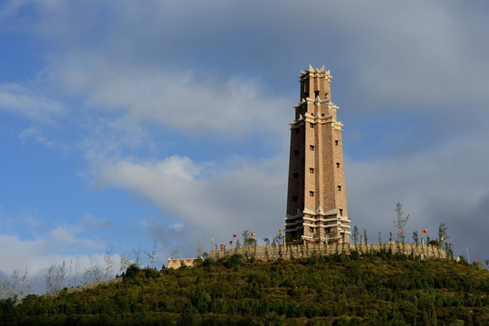 四川茂县古羌城碉楼