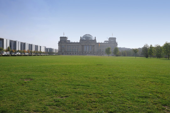 德国柏林公园 国会大厦