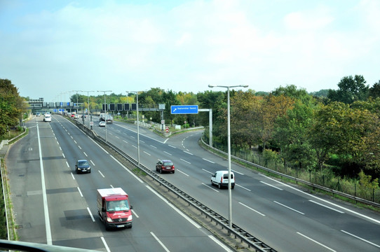 德国高速公路 车辆交通
