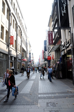 德国科隆商业街 步行街
