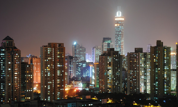 赛格广场夜景