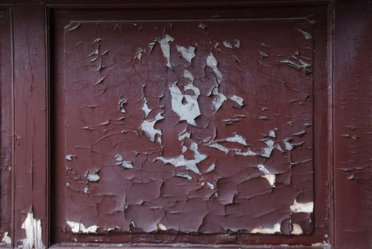 门 剥落的油漆 破旧的门 斑驳