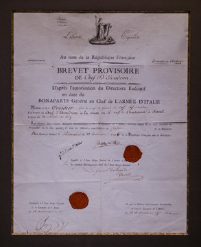 拿破仑签发的文件 拿破仑一世