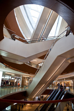商场 商城 商超 楼梯 扶梯