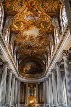 凡尔赛宫教堂天顶壁画