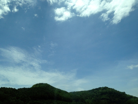 海南省 三亚 天空 云彩 蓝天