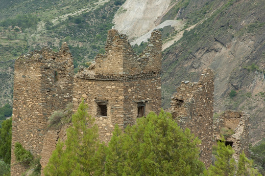 古代碉楼建筑景观