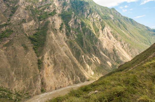 川西高原峡谷风光