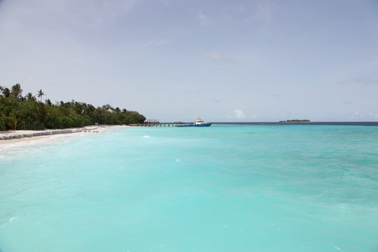 马尔代夫海上自然风光