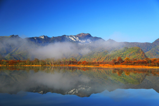 神龙架大九湖 湖泊 金秋 山水