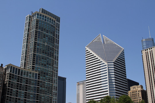 芝加哥的摩天楼