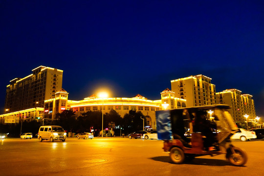 昆明城市夜景街景