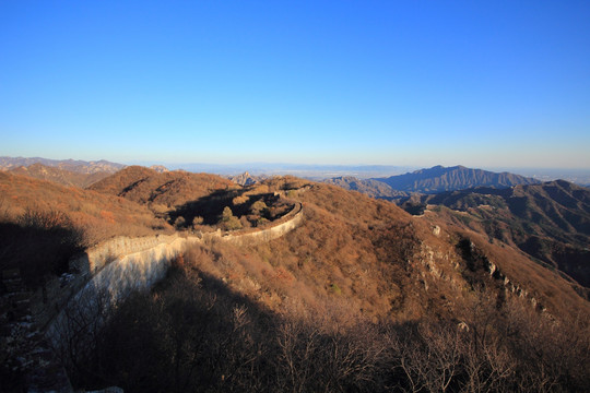 北京 箭扣长城 夕阳西下