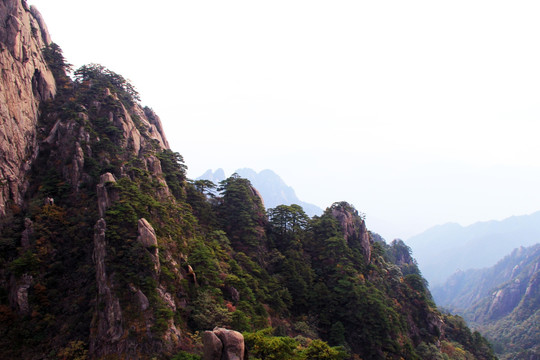 黄山山峰