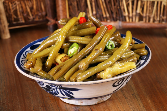 开胃酸豆角
