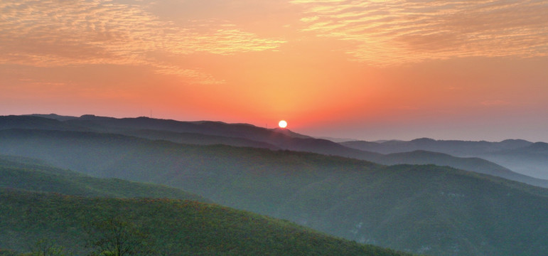 太行山 日出 南太行 山野