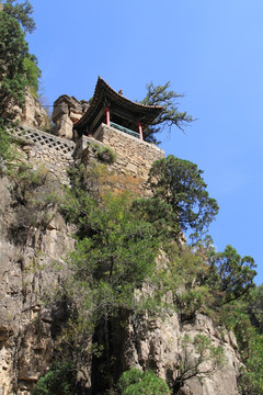 国内旅游景点 山西藏山古寺