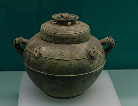 春秋时期青铜浴缶 青铜水器