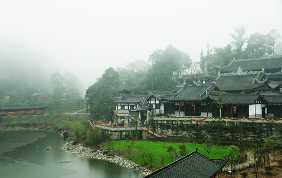 古镇 寺庙