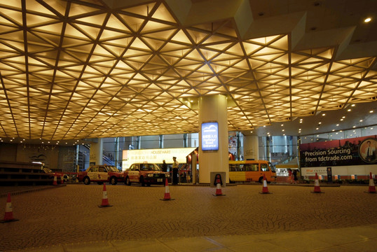 香港展览中心大门入口