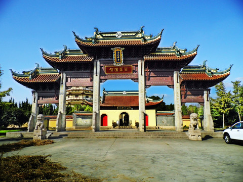 中国古代建筑华丽大牌坊