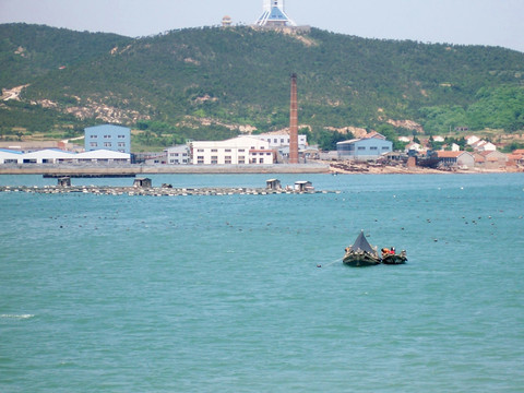 胶州湾海产养殖场