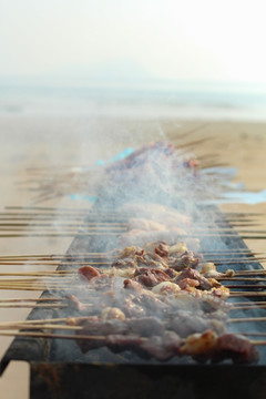 海滩烤肉