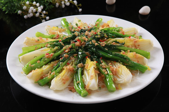 蒜蓉粉丝娃娃菜