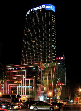 杭州歌德酒店夜景