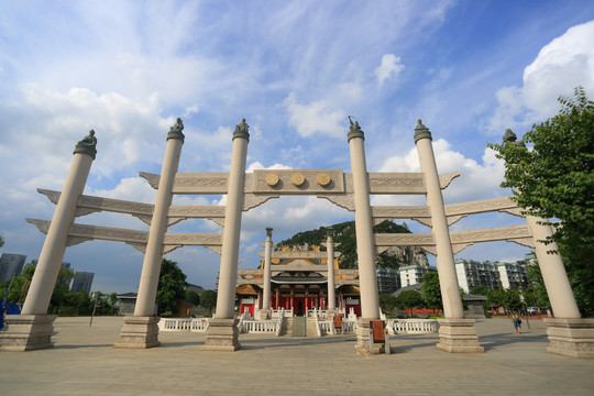 柳州 柳州文庙 棂星门