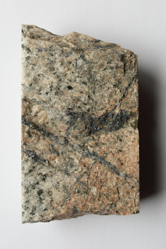 斑岩型钼矿石岩心