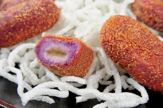 韩式炸紫薯