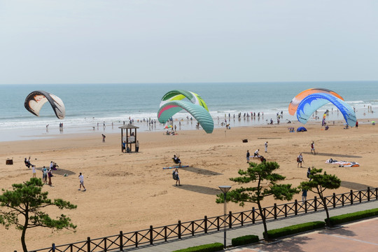沙滩动力伞
